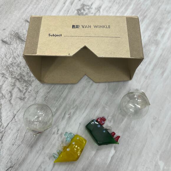 Vintage Bundle Of Sun Catcher Hanging Ornament Decorations Cow Birds Ships - Picture 12 of 12